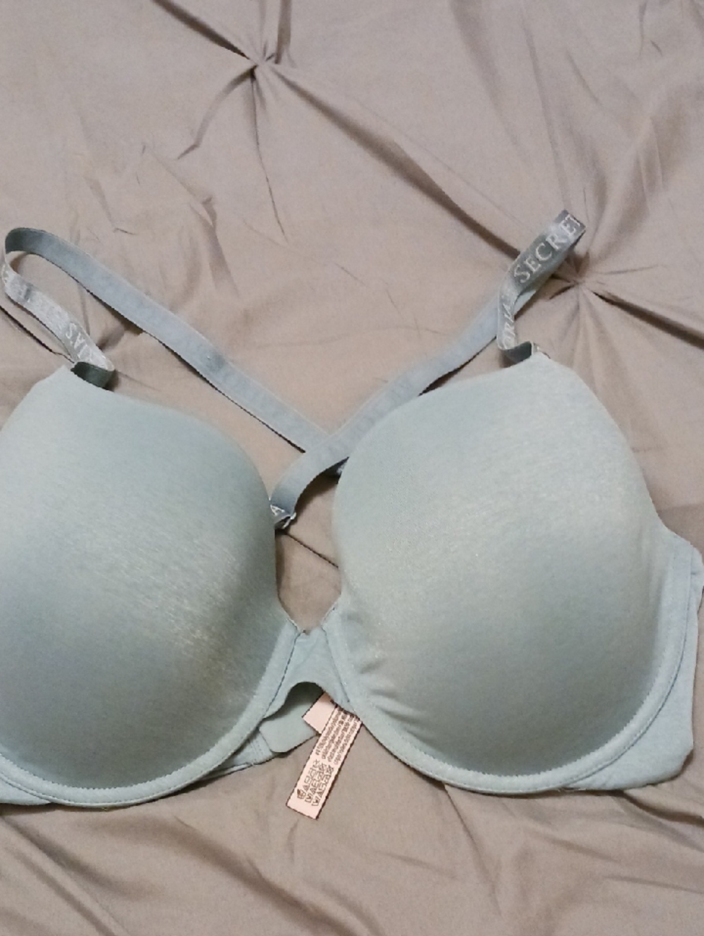 5 For $25! Victoria's Secret T- Shirt Lightly Lined  Bra Underwire  Blue Sz 36DD